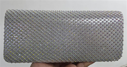 AIOVISUAL:bol-60321-plata-sintetico-accesorios