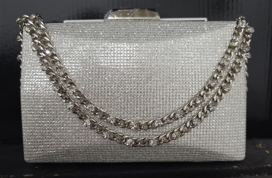 AIOVISUAL:bol-60336-plata-sintetico-accesorios