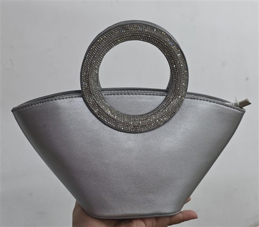 AIOVISUAL:bol-60338-plata-sintetico-accesorios