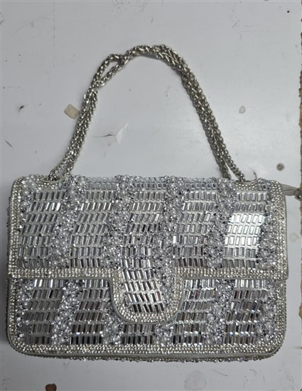 AIOVISUAL:bol-60446-plata-sintetico-accesorios