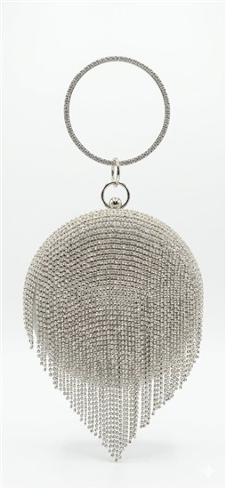 AIOVISUAL:bol-b016-plata-sintetico-accesorios