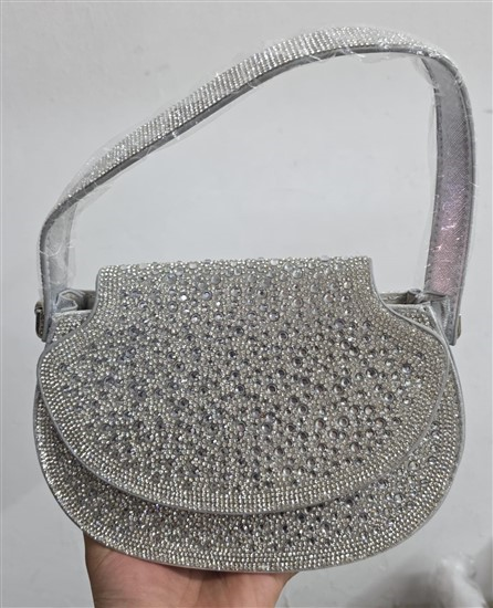 AIOVISUAL:bol-xh2413-plata-sintetico-accesorios