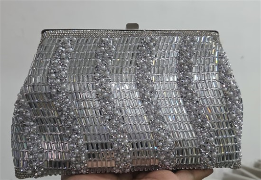 AIOVISUAL:bol-xh2421-plata-sintetico-accesorios